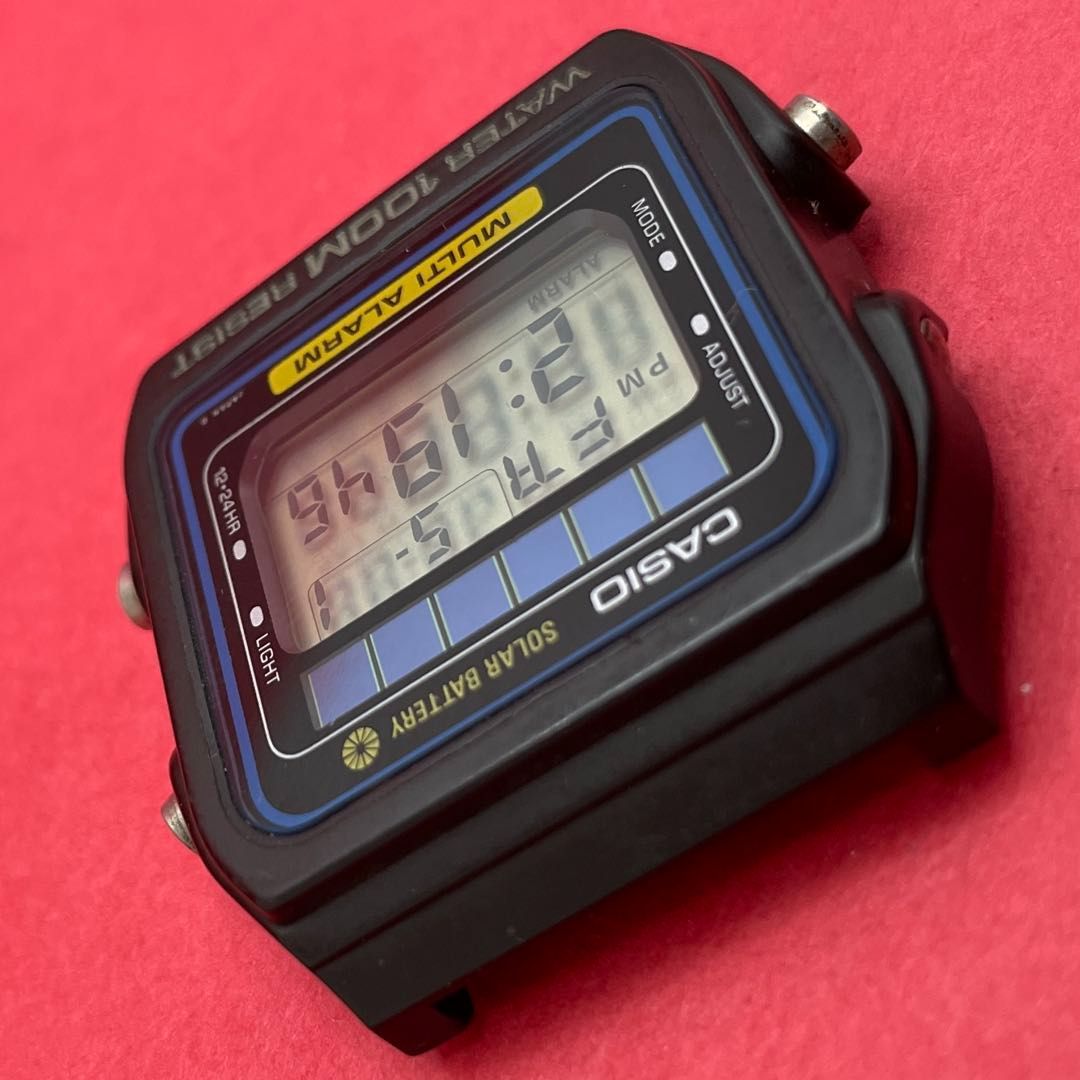 CASIO W-600（242） SOLAR BATTERY MULTI ALARM ソーラーバッテリー