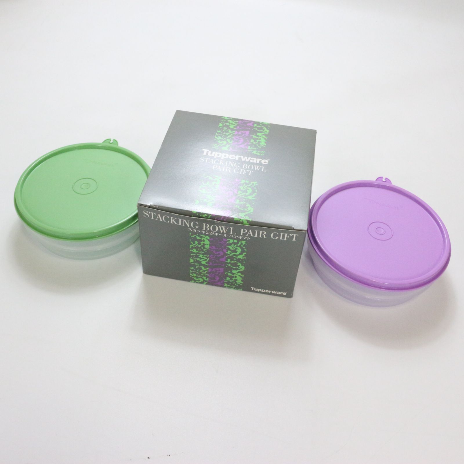 TM_285】Tupperware タッパーウェア STACKING BOWL PAIR GIFT