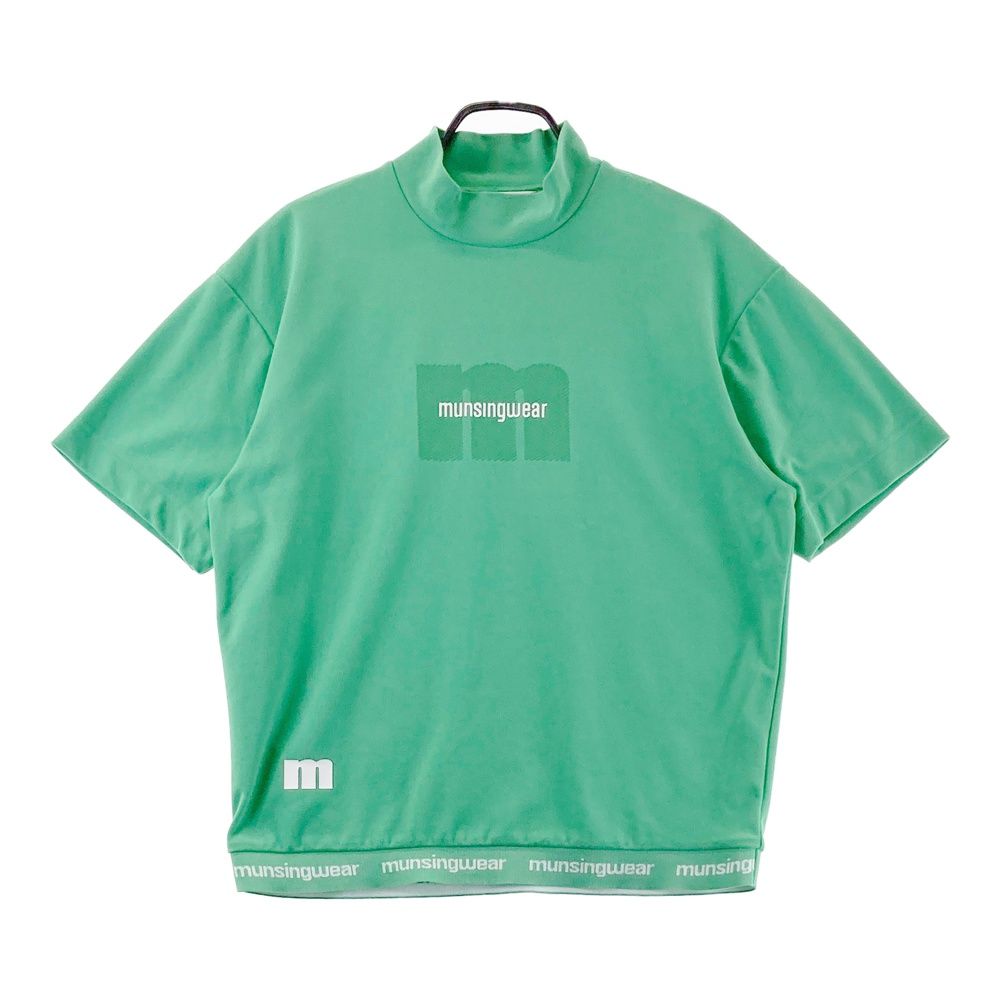 マンシングウェア R-ライン ゴルフ 2way ウェア グリーン M サイズ：M MUNSING WEAR マンシングウェア ハイネック 半袖Tシャツ