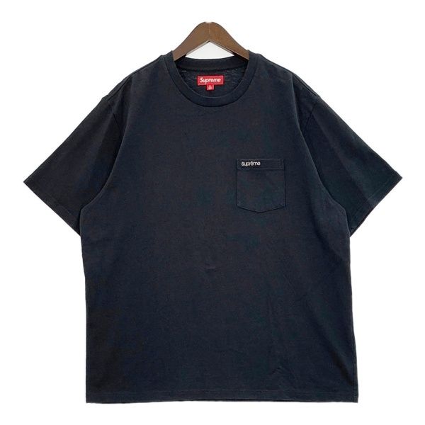 Supreme シュプリーム Tシャツ 24ss Pocket Tee 半袖 ロゴ 刺繍 クルー 