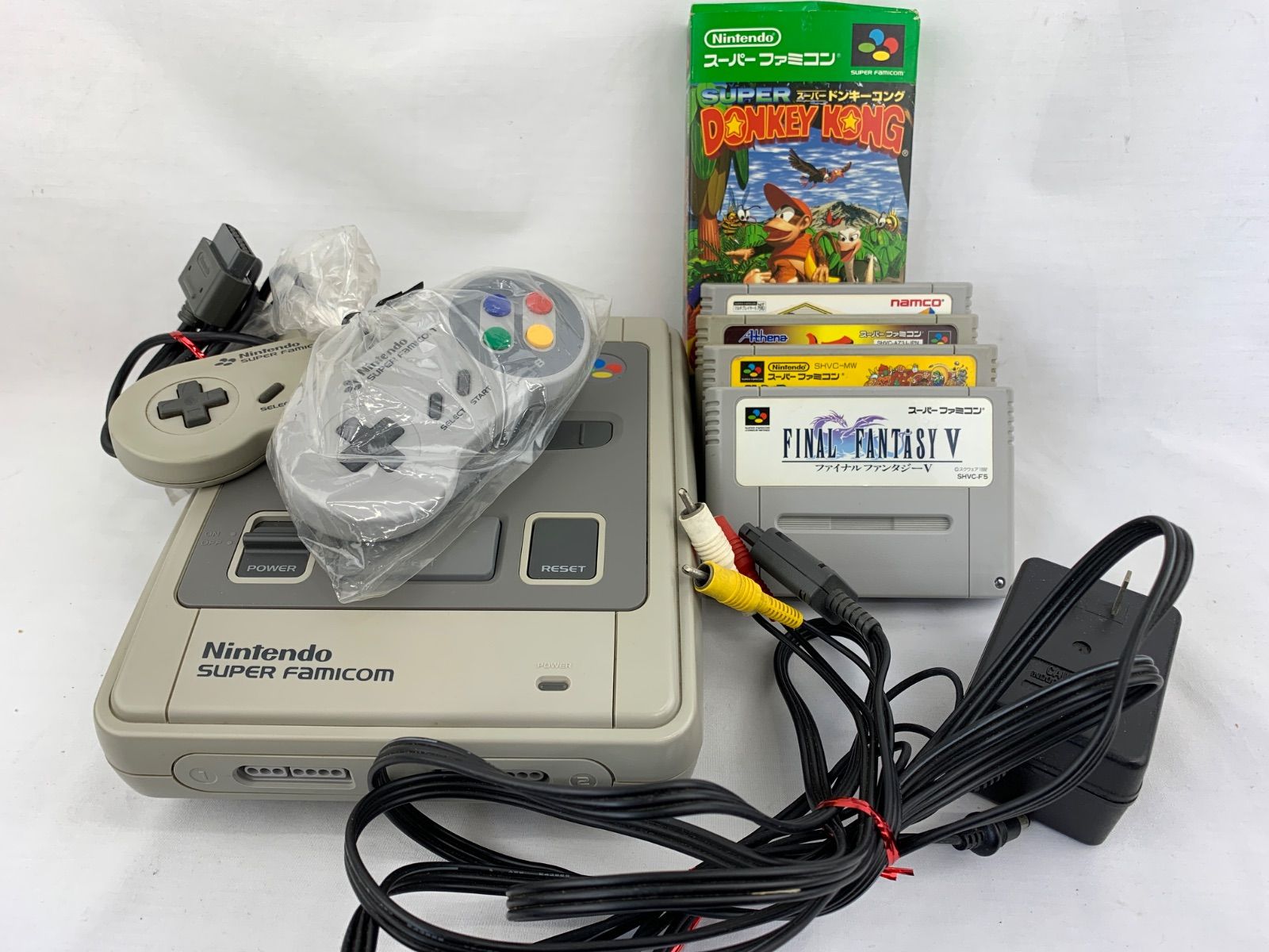 C-9.ニンテンドー　Nintendo 任天堂　スーパーファミコン　スーファミ　カセット5個セット