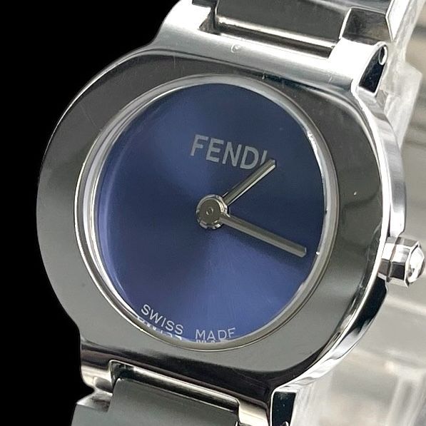 稼働 FENDI 電池新品 レディース クォーツ 腕時計 フェンディ FENDI フェンディ 女性用 クオーツ腕時計（電池式） 電池新品 動作正常