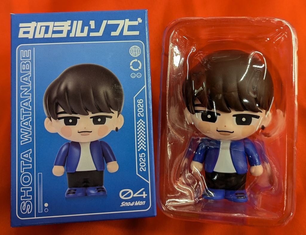 なぴまる　すのチルソフビポーチ　青　4点　Man 渡辺翔太 Amazon.co.jp: 雪だるま柄すのチルぬいポーチ 渡辺翔太 SnowMan ポーチ