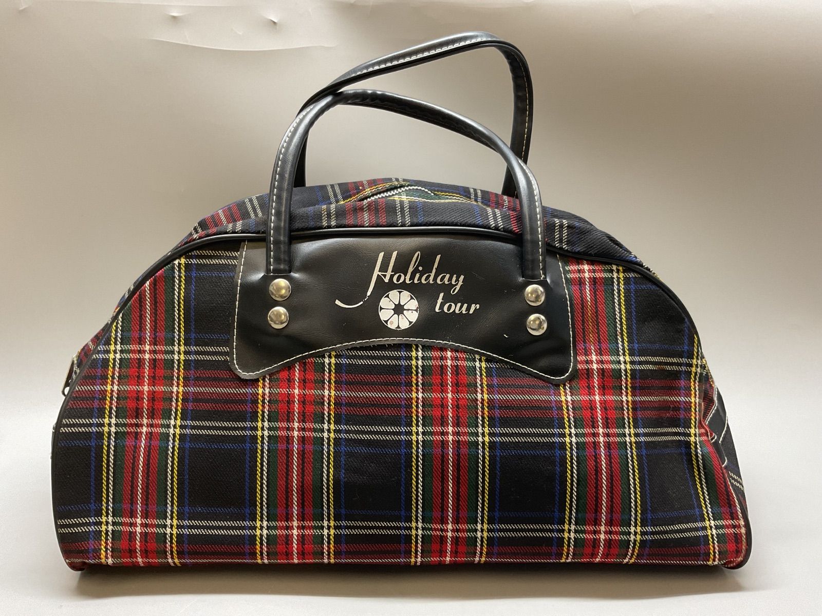 Bag46 holiday tour ボストンバック タータンチェック チェック柄