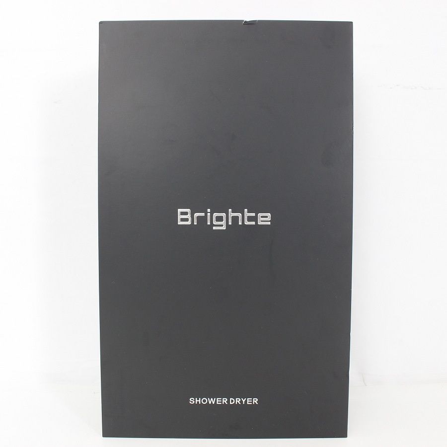 美品】Brighte SHOWER DRYER BRT-SD173 ブラック ヘアドライヤー 