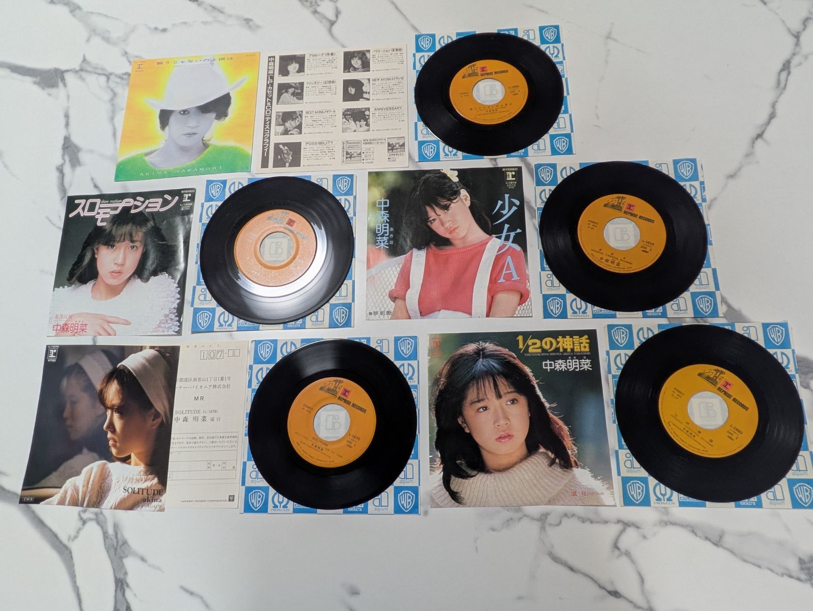 レコード 中森明菜 EP5枚 - メルカリ