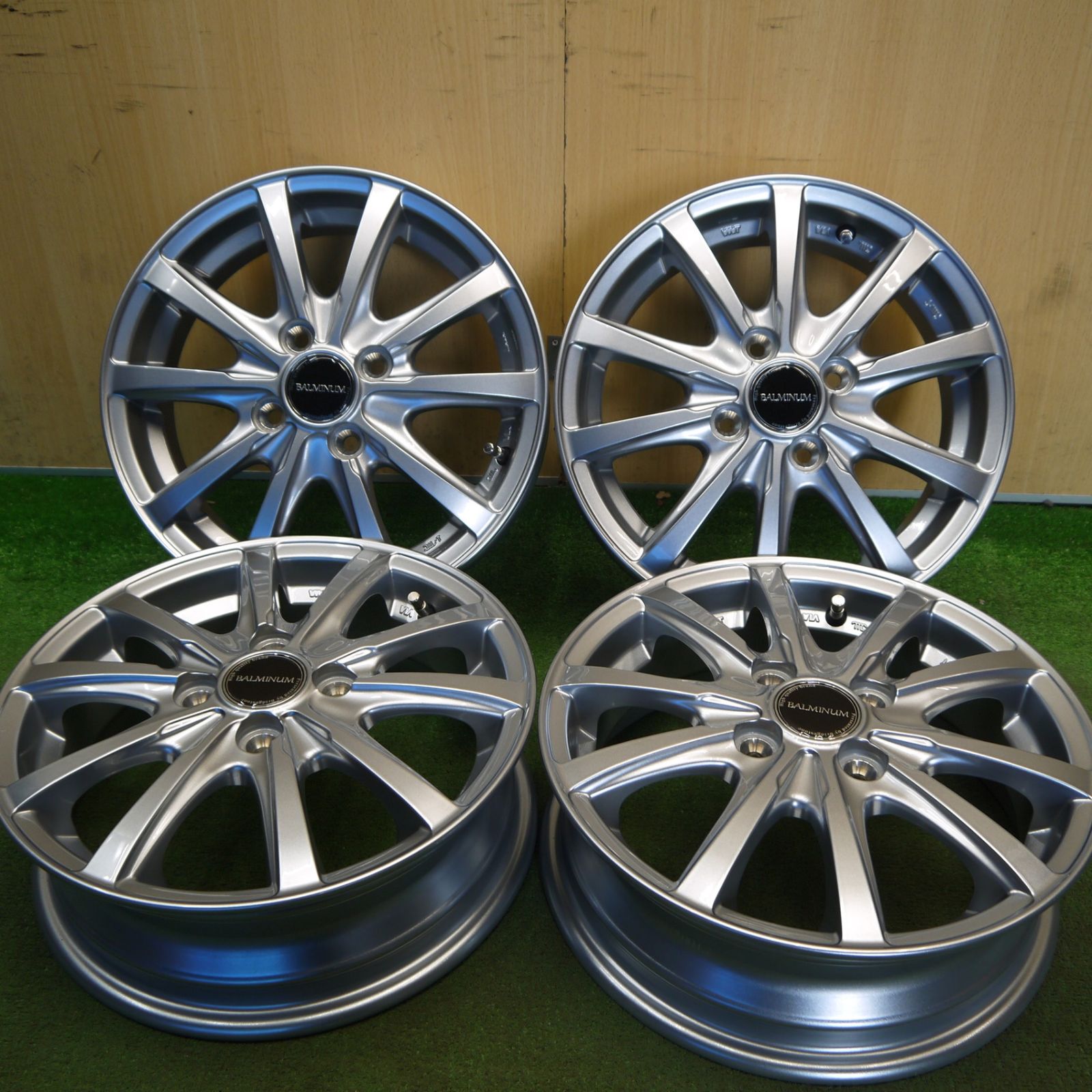[送料無料] 未使用★BALMINUM LS10 バルミナ 14インチ ホイール 14×4.5J PCD100/4H★6042203Hホ