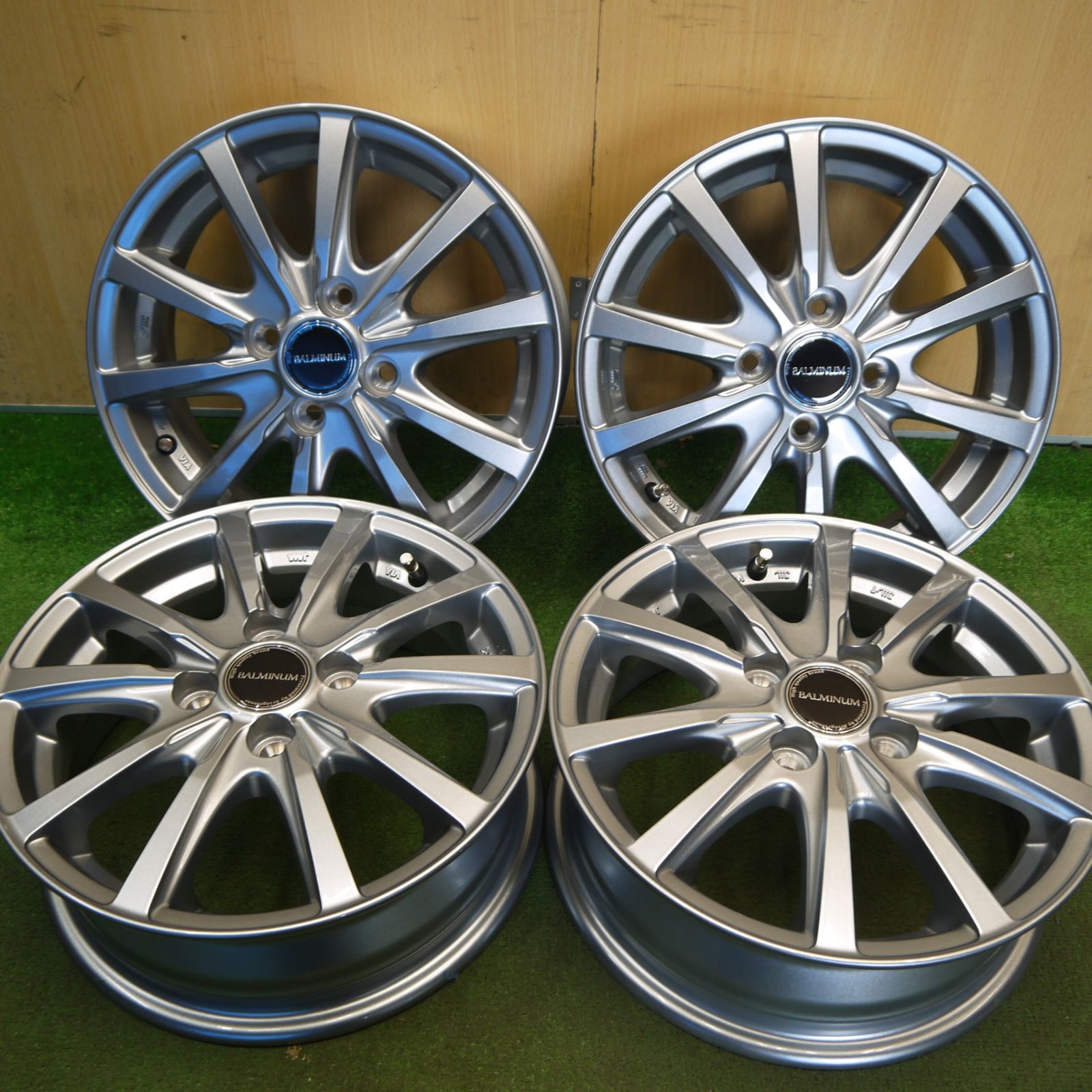 [送料無料] 未使用★BALMINUM LS10 バルミナ 14インチ ホイール 14×5J PCD100/4H★6042206Hホ
