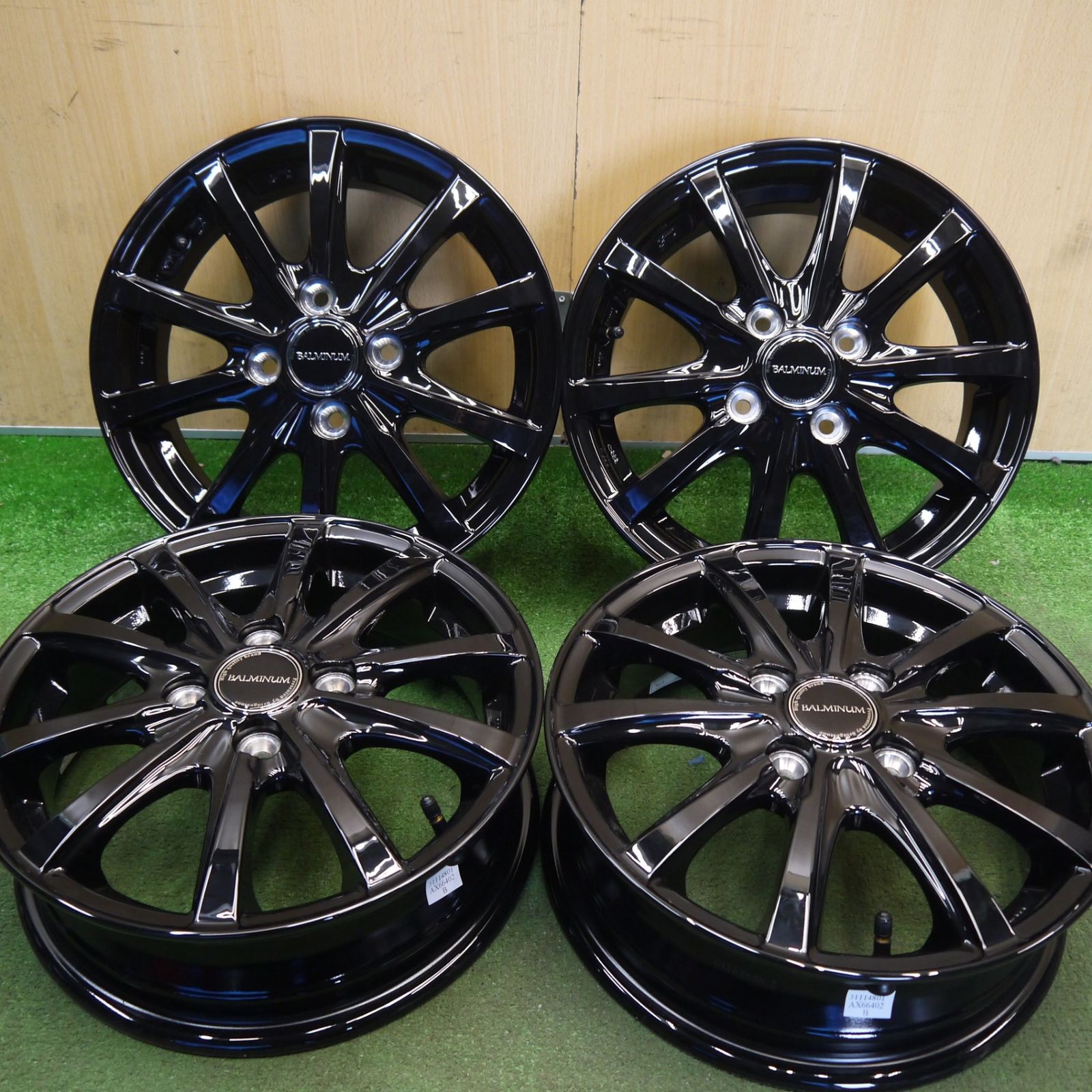 [送料無料] 未使用★BALMINUM LS10 バルミナ 14インチ 14×4.5J PCD100/4H★6042205Hホ