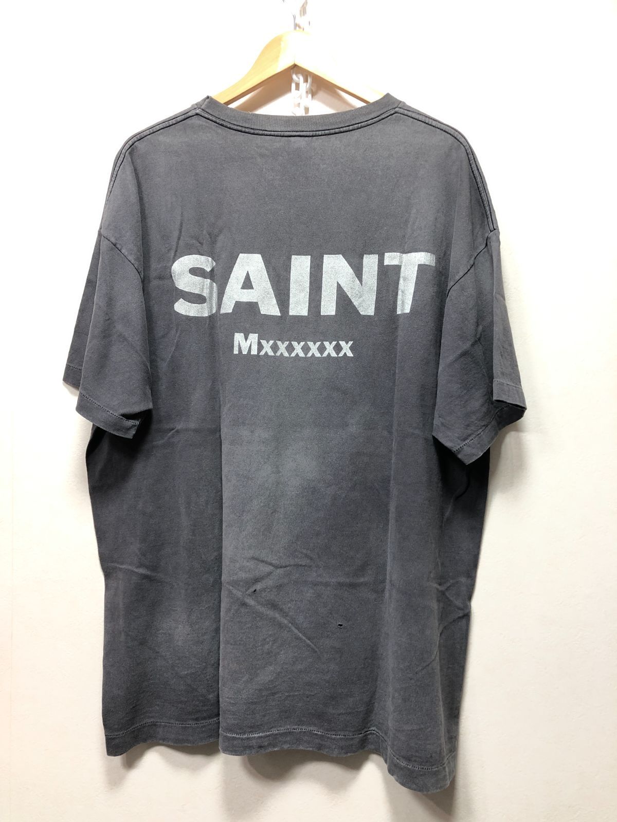 715010 SAINT Mxxxxxx EVANGELION EV_SS Tee ダメージ加工 Tシャツ XXL 