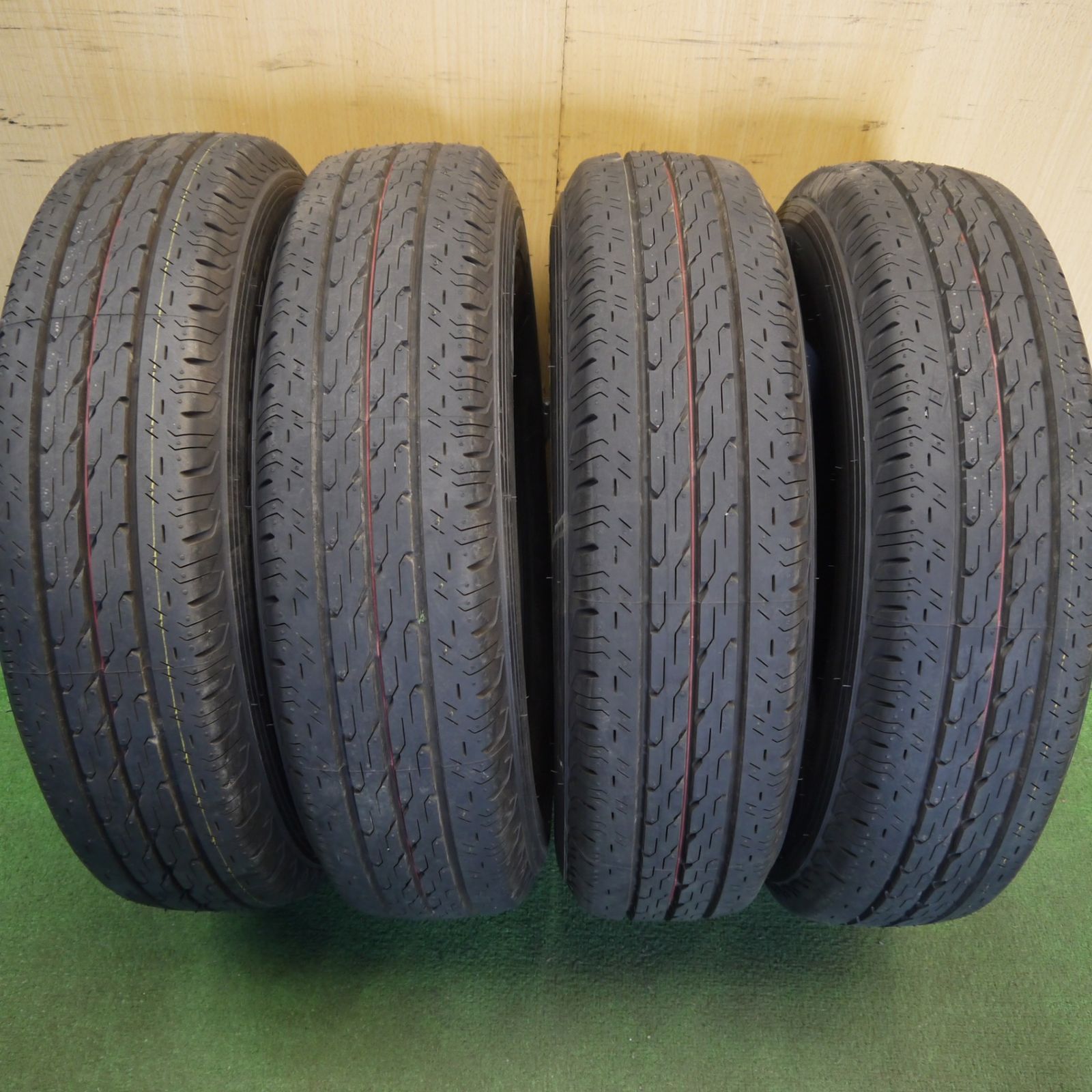 新車外し！25年175/80R14 99/98N ブリヂストン エコピア R680 タイヤ 