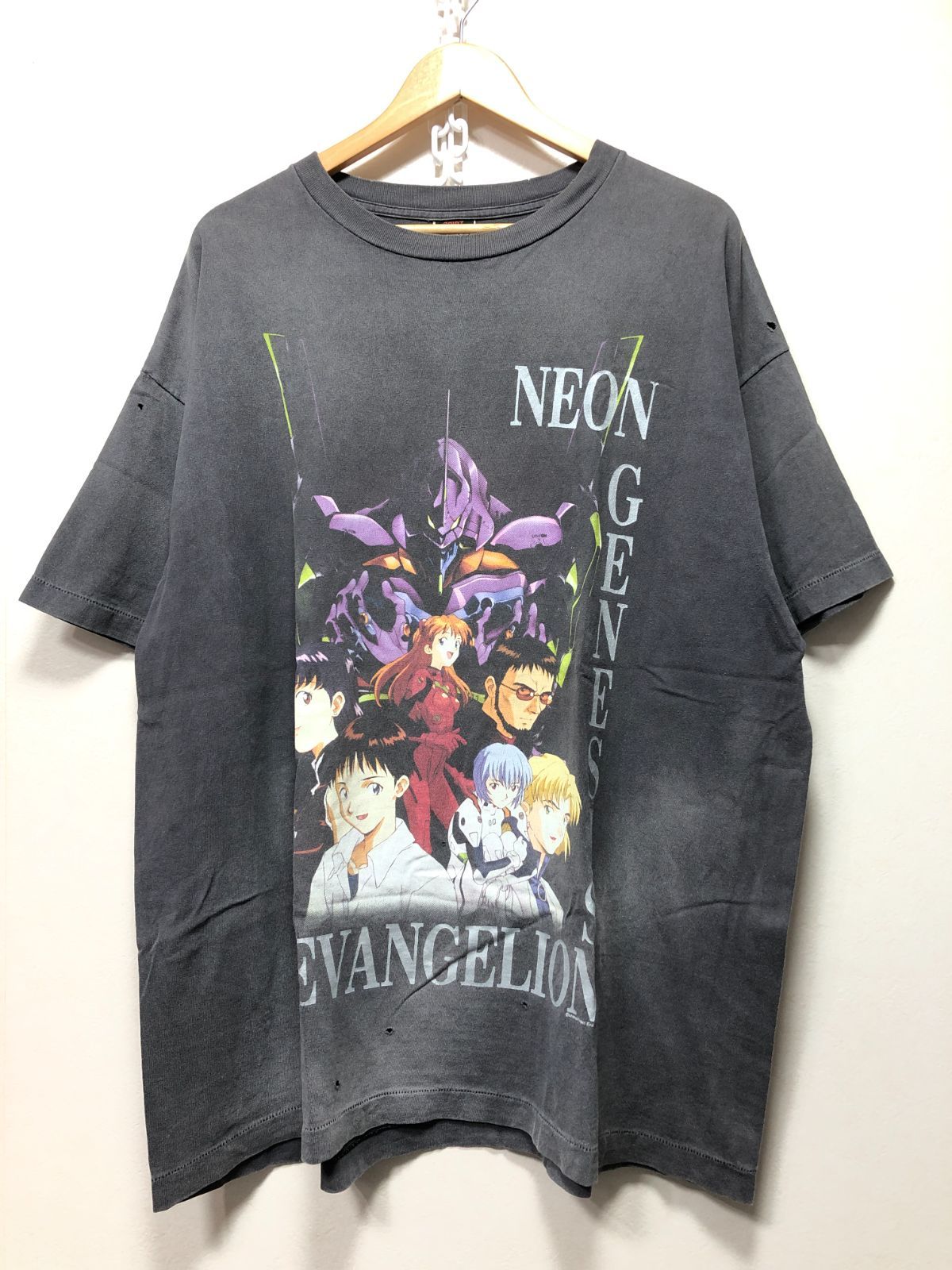 715010 SAINT Mxxxxxx EVANGELION EV_SS Tee ダメージ加工 Tシャツ XXL