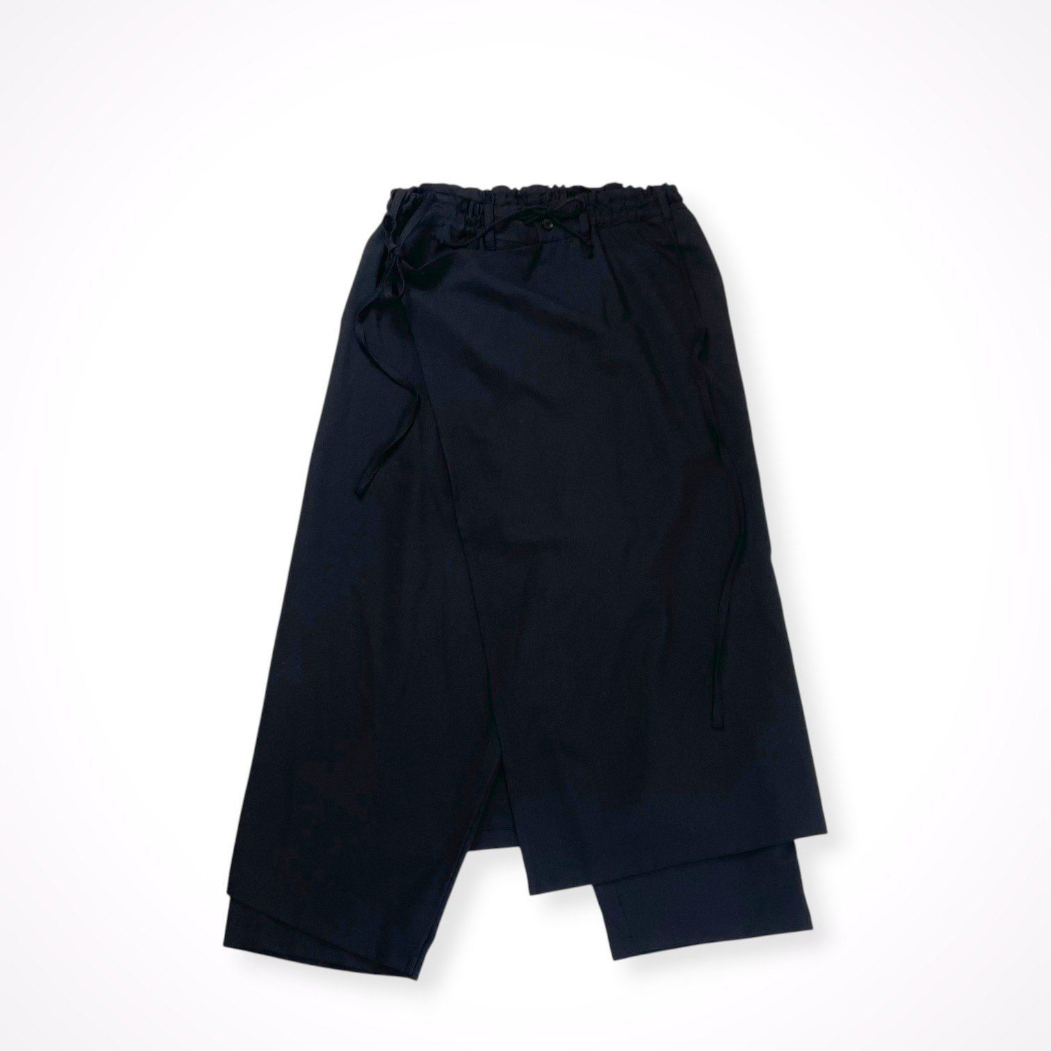 Ground Y yohji yamamoto / トロピカルウールラップパンツ ハカマ SIZE