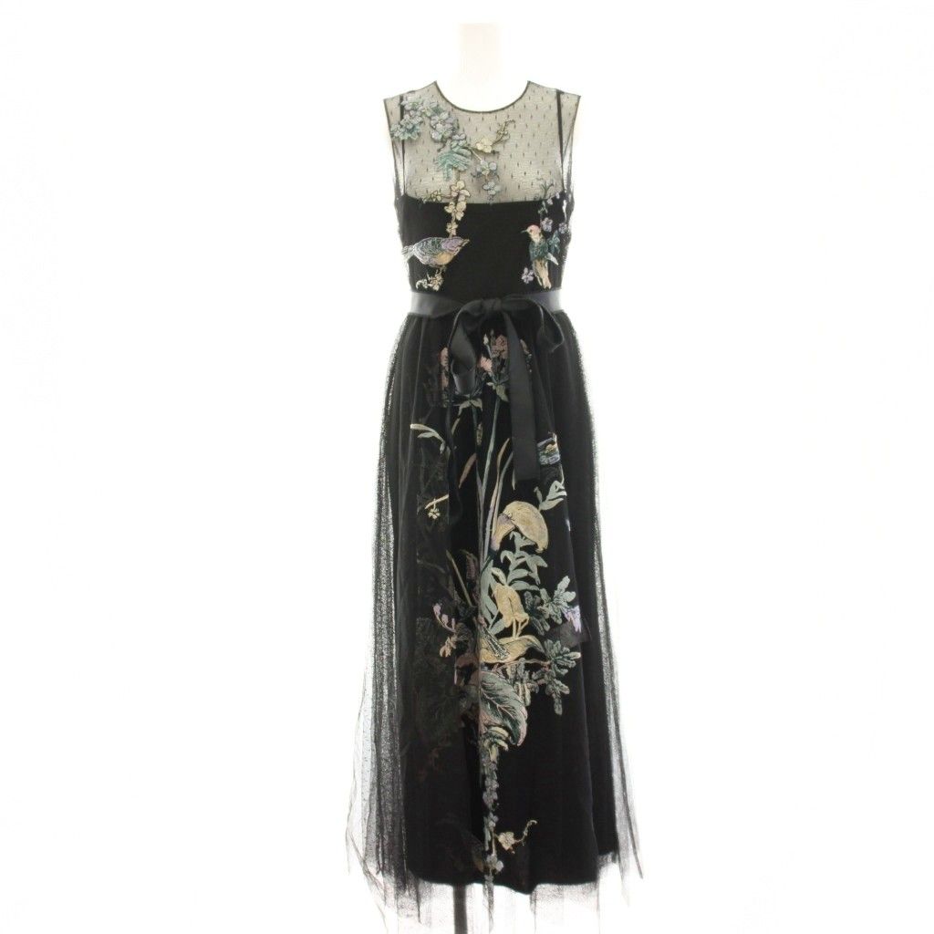 レッド ヴァレンティノ RED VALENTINO ワンピース ノースリーブ シアー