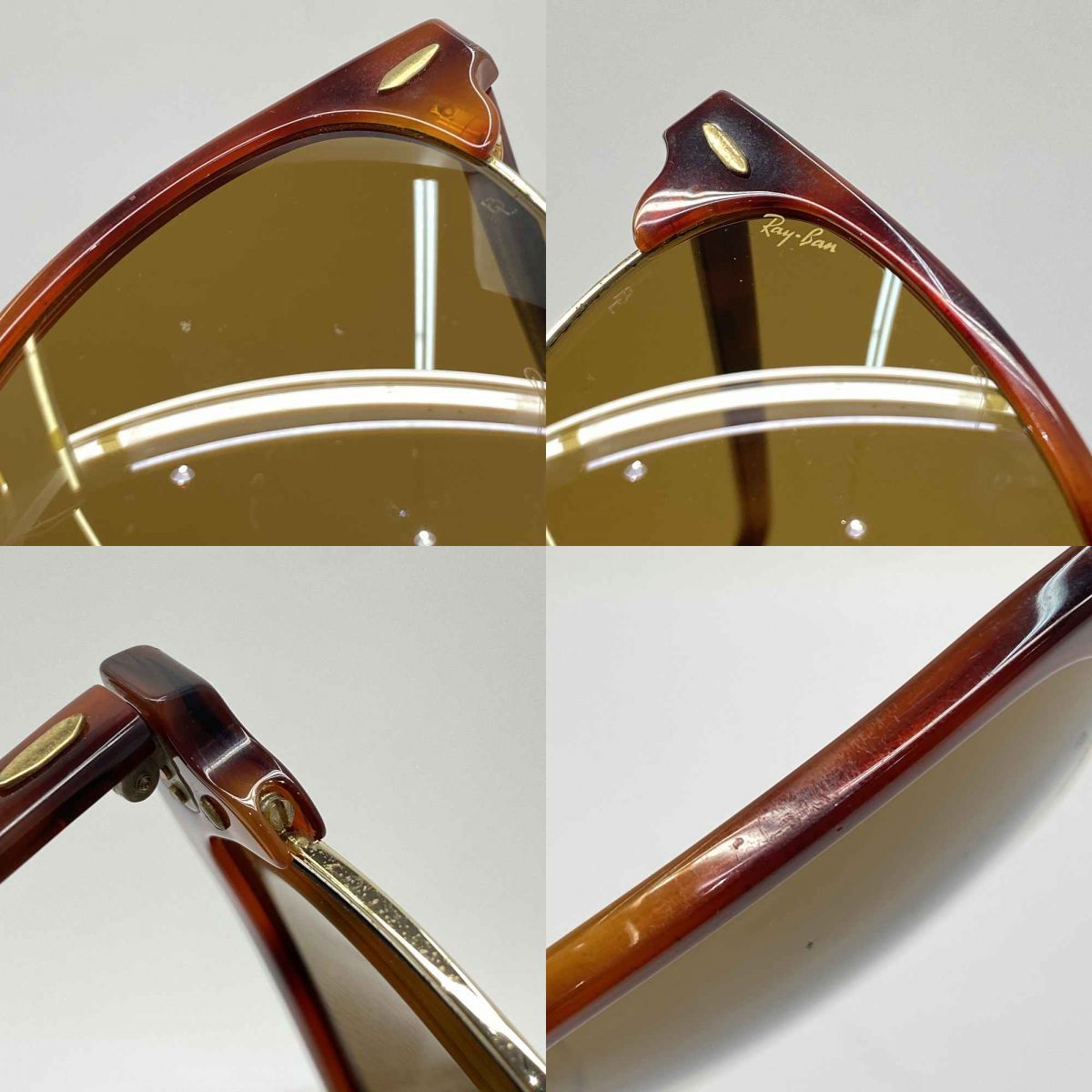 BAUSCH＆LOMB ボシュロム RayBan レイバン クラブマスター W1117 XSAW