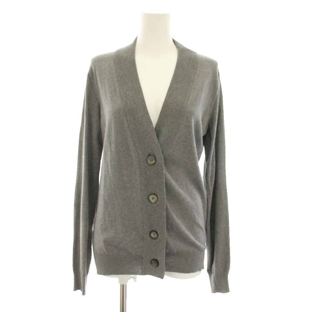 【美品✨】メゾンマルジェラ 4 エルボーパッチ 長袖 Vネック カーディガン M Maison Margiela（メゾンマルジェラ） 4 14 カーディガン SI1GP0003