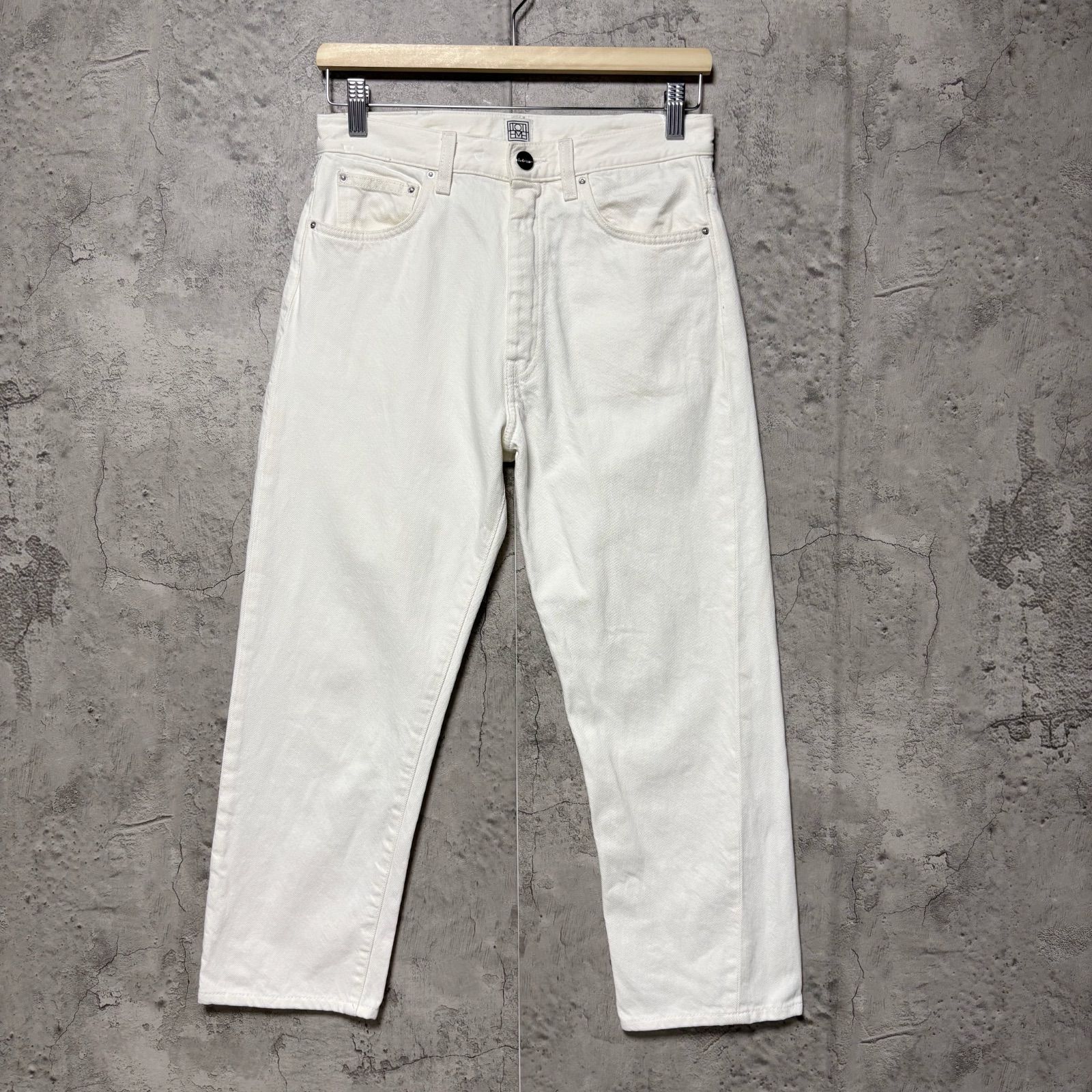 TOTEME トーテム TWISTED SEAM ツイストシーム デニムパンツ ホワイト
