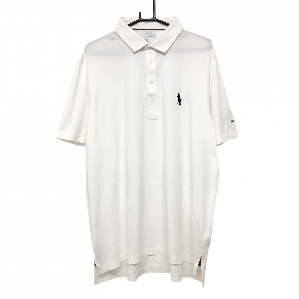 専用　　　新品✨POLO RALPH LAUREN ポロシャツ 半袖 白 XL 新品】ポロラルフローレン 半袖ポロシャツ 白 ポニー刺しゅう KAPALUA