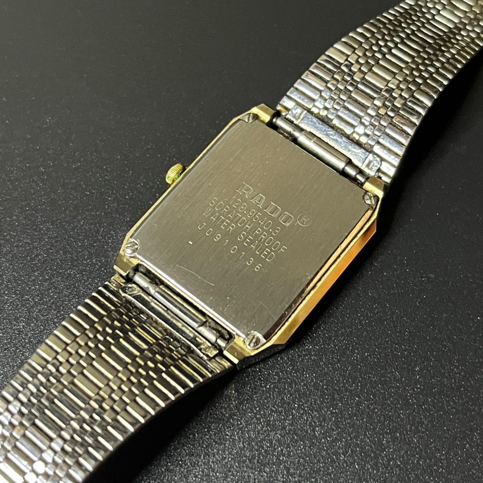 稼働品】 RADO ラドー DIASTAR メンズ 腕時計 クォーツ ゴールド 