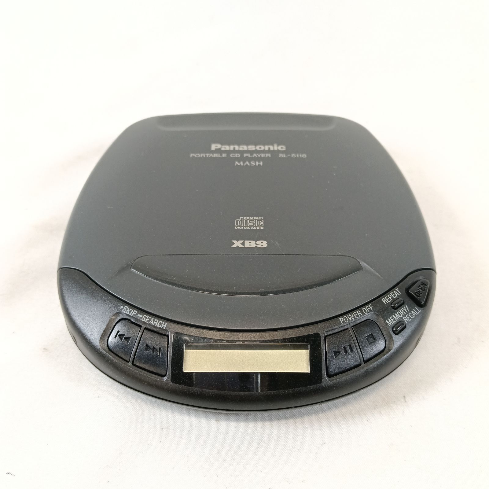 動作品 パナソニック ポータブルCDプレーヤー SL-S118 MASH XBS 本体