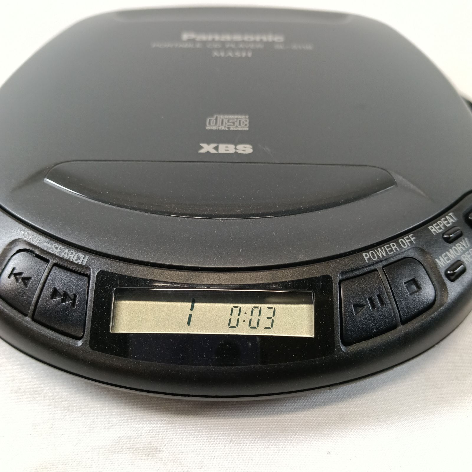 動作品 パナソニック ポータブルCDプレーヤー SL-S118 MASH XBS 本体