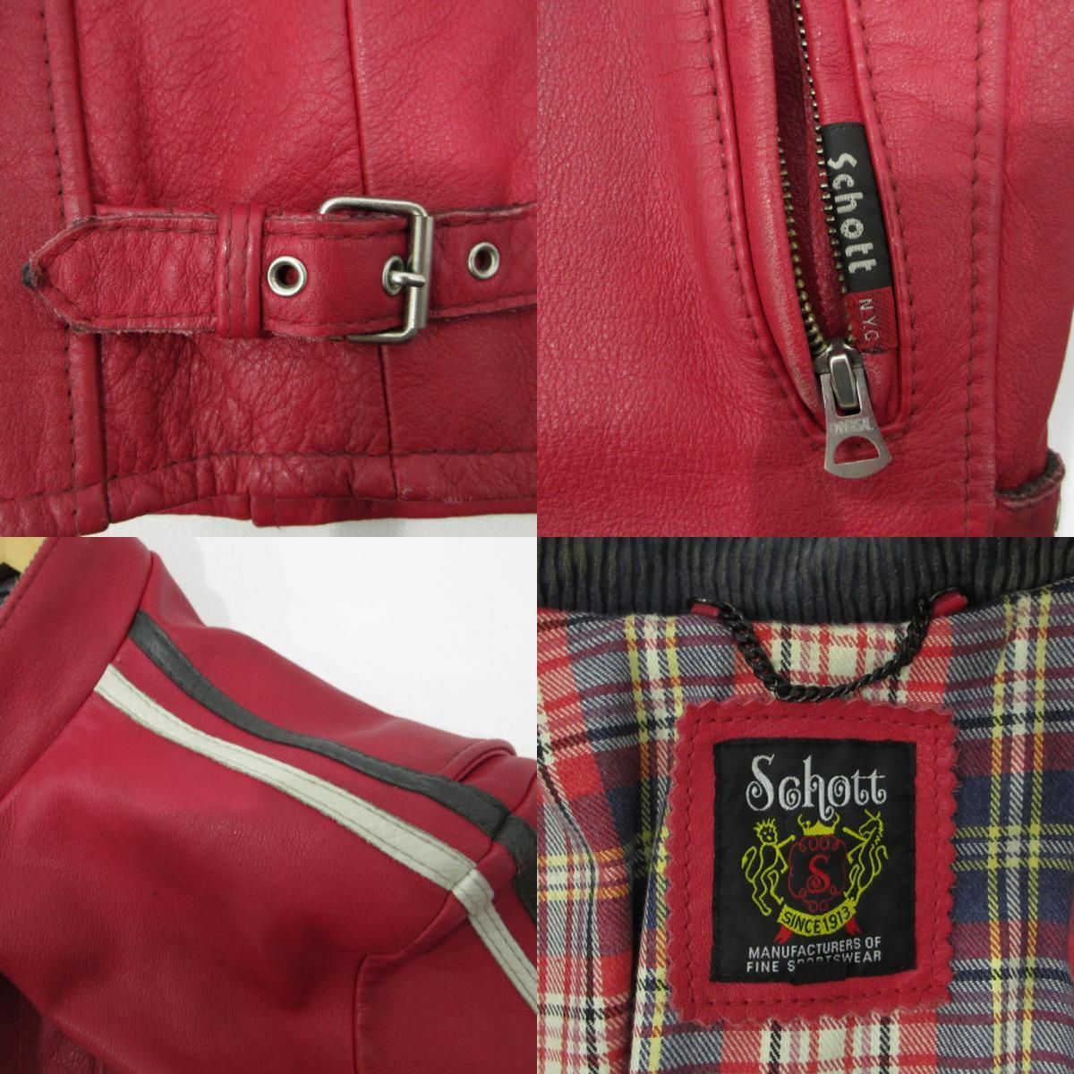 三重本店】 中古 schott | ショット レザー シングルライダース 