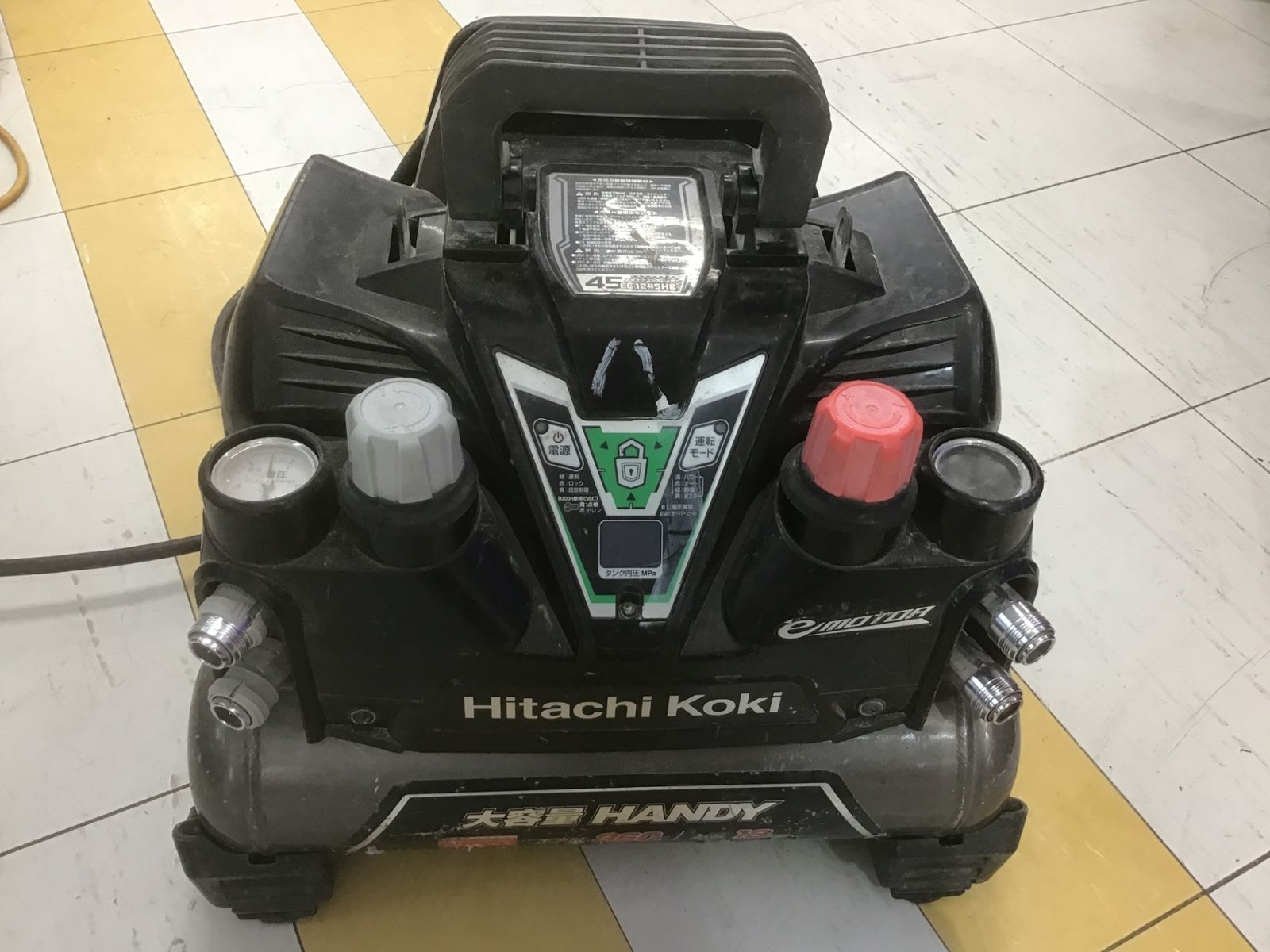 ◇ハイコーキ(HIKOKI ※旧:日立工機) 常圧専用エアコンプレッサ セキュリティ機能なし EC1245H2(N)