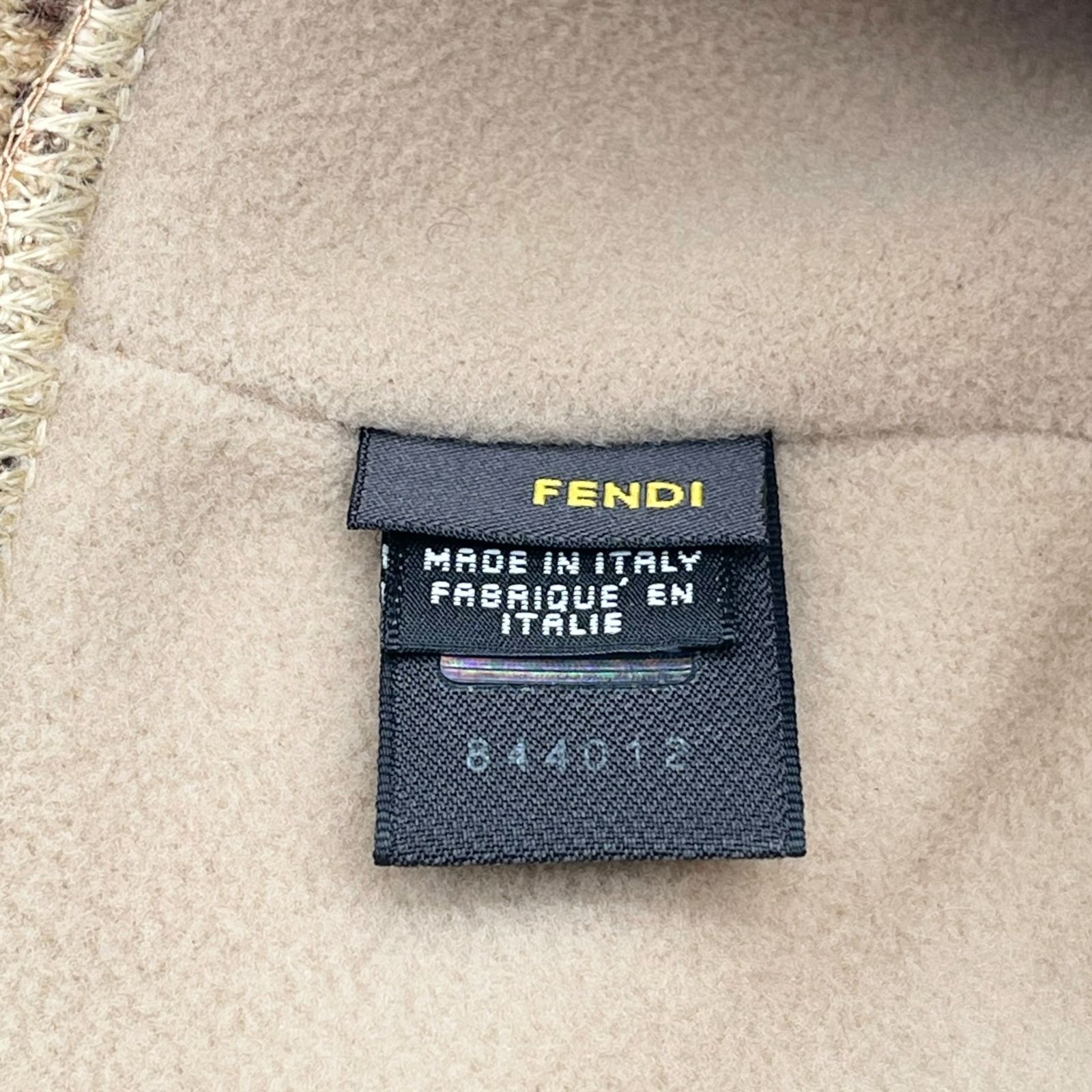 Fendi ズッカ柄　ウール生地　バケットハット 美品 FENDI フェンディ バケットハット 帽子 ズッカ柄 総柄 ウール