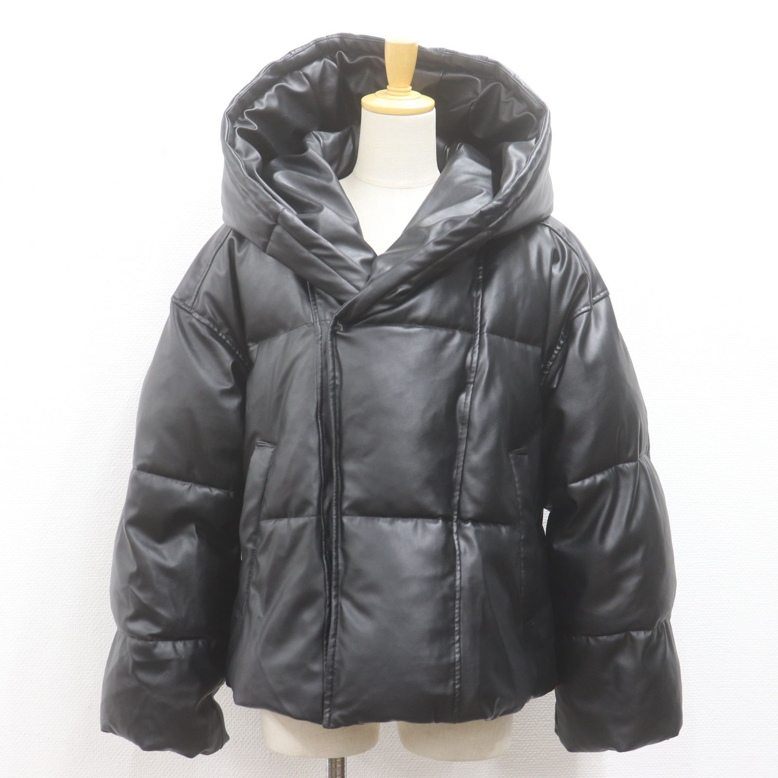 IT2BPS85X8I4 DIESELディーゼル W-MYLEY フェイクレザー パファー 