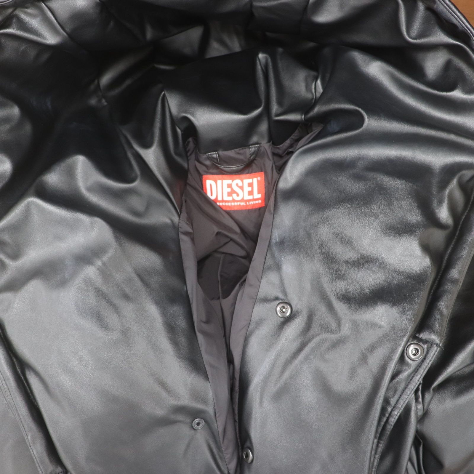 S*様 DIESEL/ディーゼル W-MYLEY フェイクレザ パファージャケッ W-MYLEY パファージャケット｜ブラック｜メンズ｜DIESEL