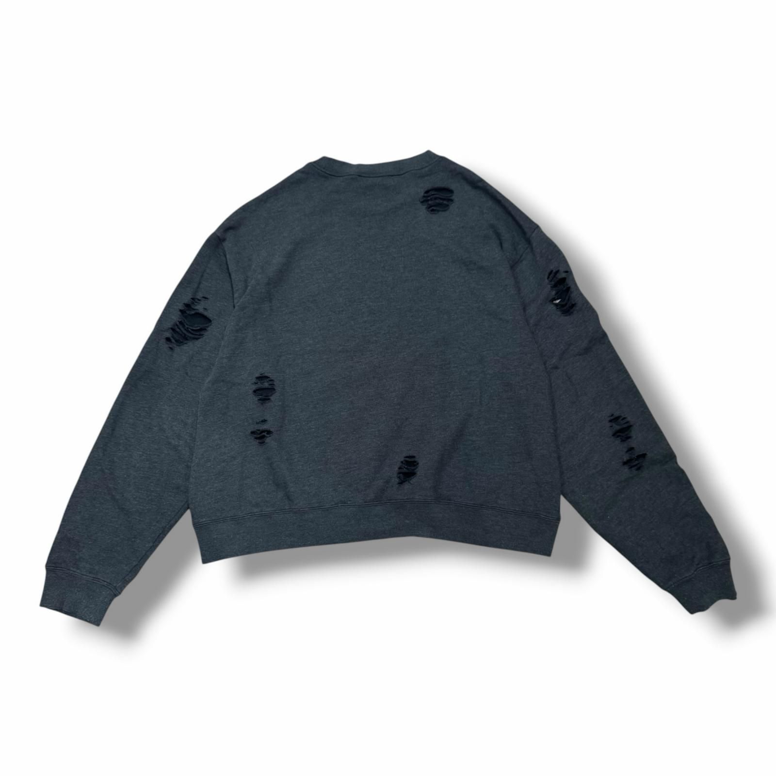 ACNE STUDIOS スウェットシャツ ダメージ加工 トレーナー アクネ