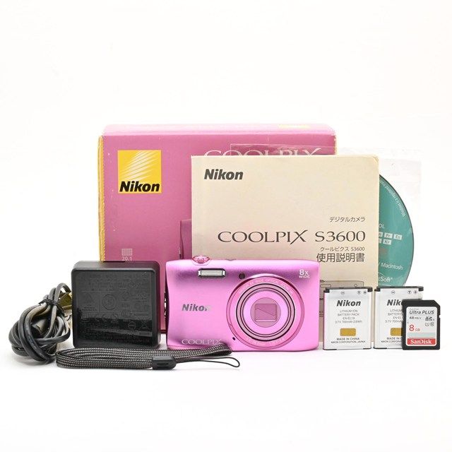 美品＞ Nikon COOLPIX S3600 アザレアピンク｜デジタルカメラ｜2005万