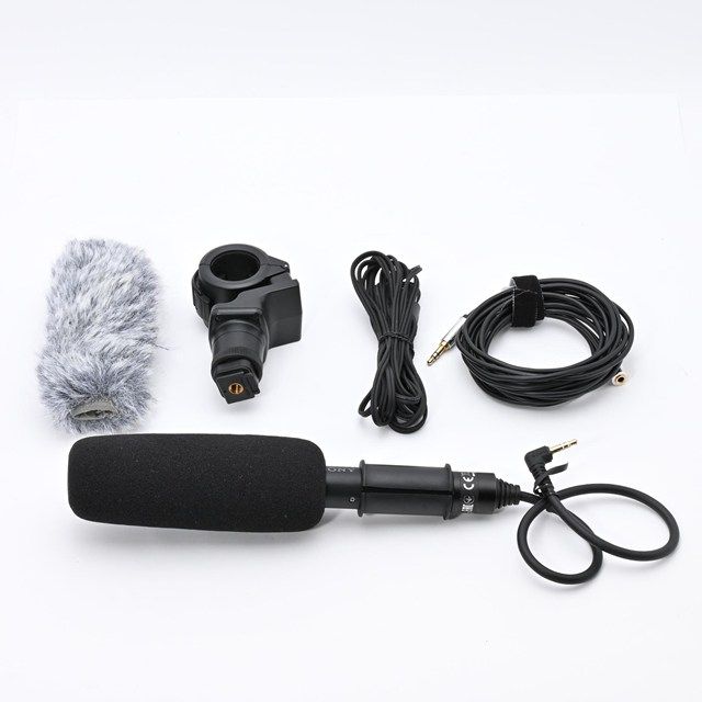 美品＞ SONY ECM-CG60｜カメラ用ショットガンマイク｜高音質外部マイク