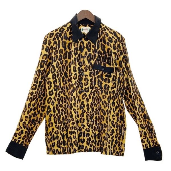 WACKO MARIA ワコマリア レオパードシャツ 長袖シャツ ヒョウ柄 日本製