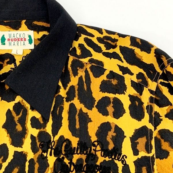 WACKO MARIA ワコマリア レオパードシャツ 長袖シャツ ヒョウ柄 日本製
