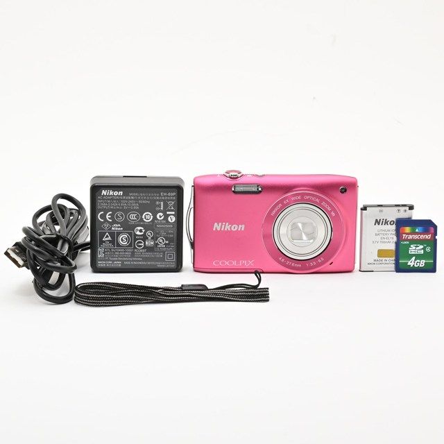 COOLPIX S3300 デジタルカメラ 良品＞ Nikon COOLPIX S3300