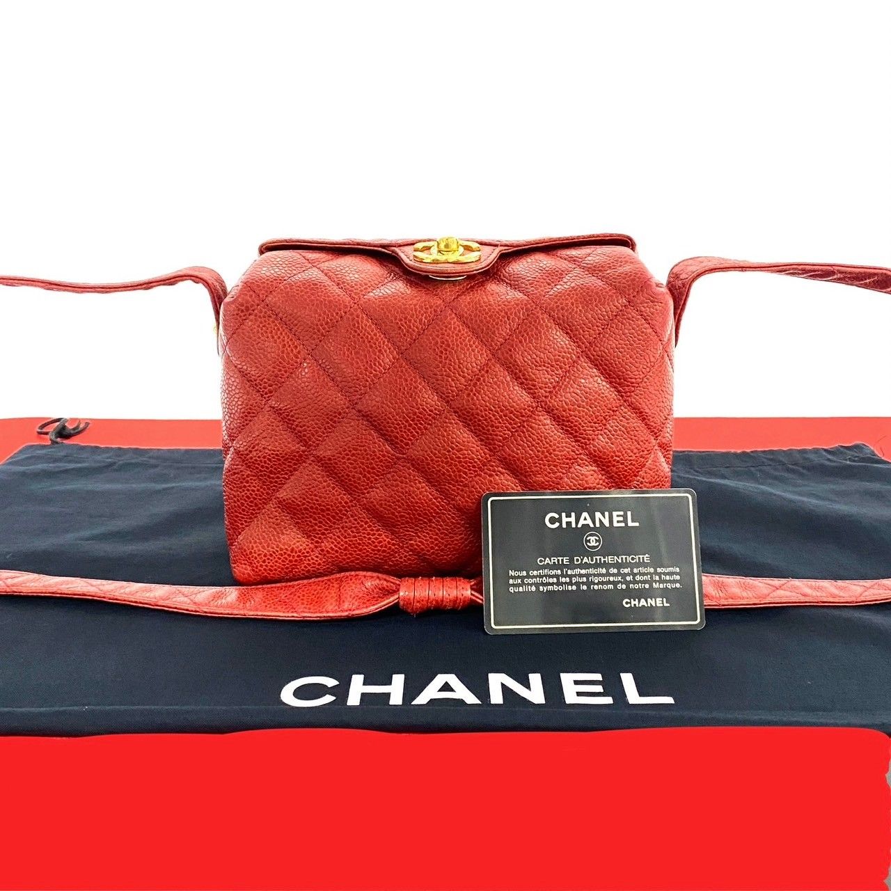 極 美品 カード シール有 2番台 CHANEL シャネル マトラッセ ココ
