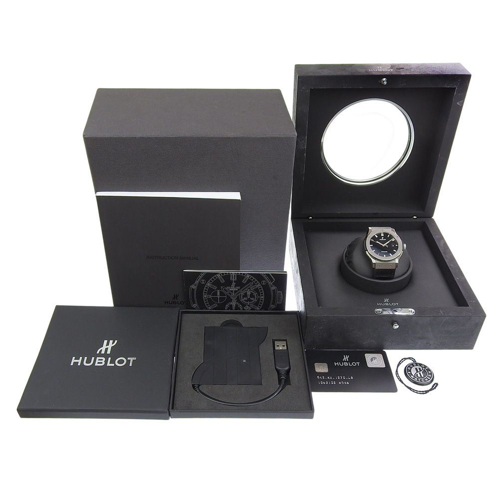 本物保証】 箱・保付 新品同様 ウブロ HUBLOT クラシックフュージョン