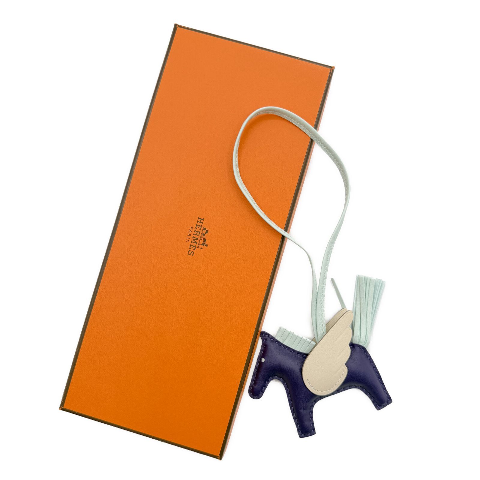 エルメス(HERMES) ロデオ チャーム ペガサス PM パープル/ペパーミント