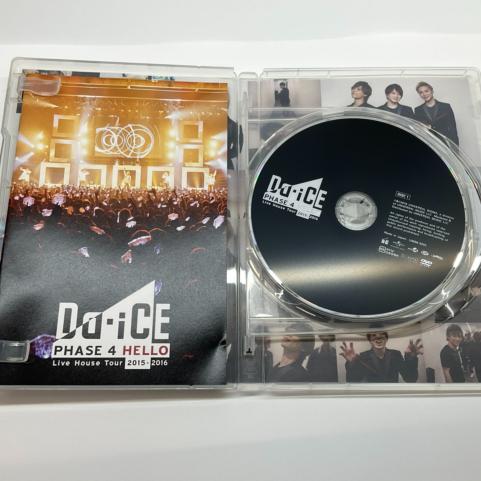 Da-iCE PHASE 4 HELLO Live DVD 初回限定盤 LIVE DVD『Da-iCE Live House Tour 2015-2016 -PHASE 4 HELLO