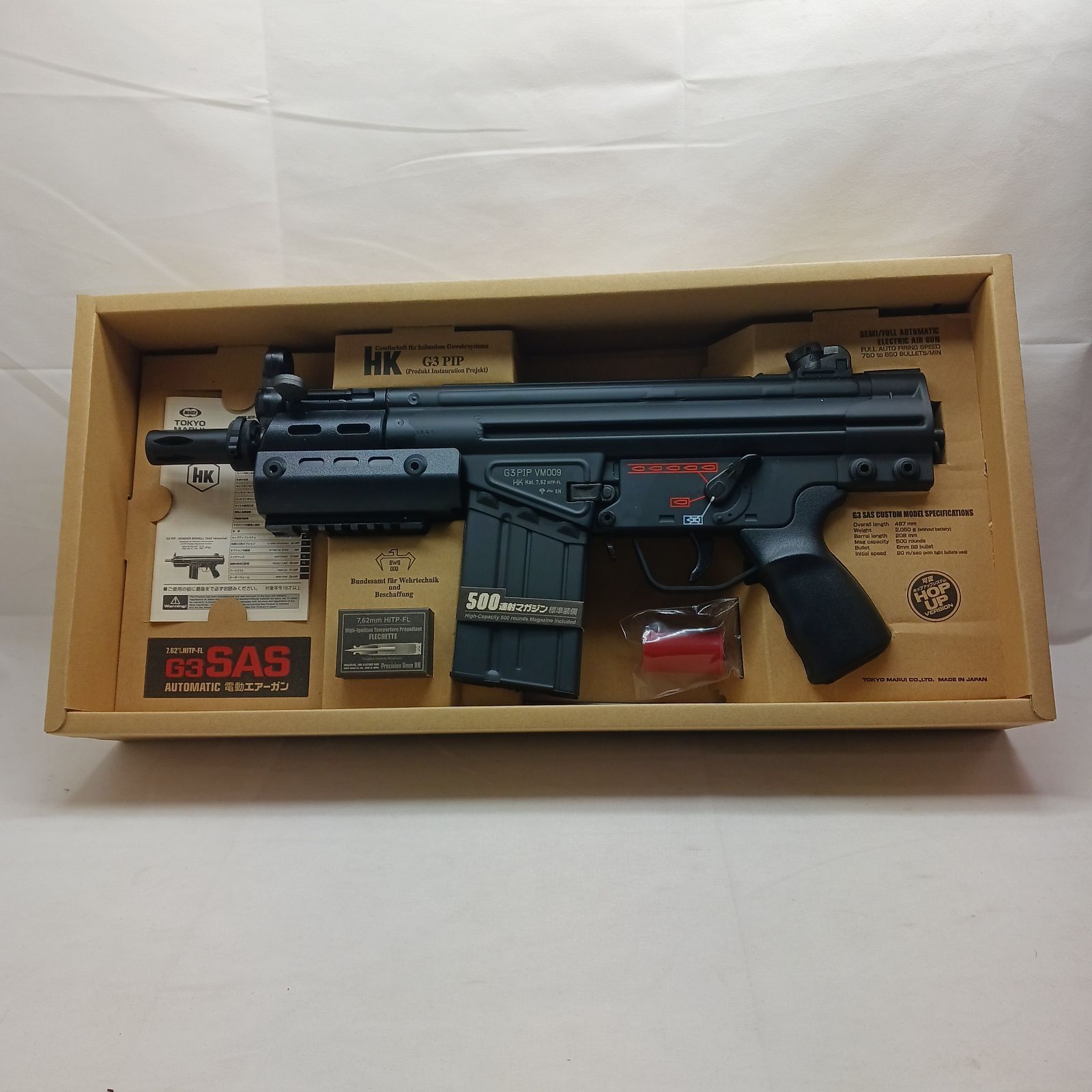 未使用保管品】東京マルイ 電動ガン H&K G3 SAS バッテリー、充電器