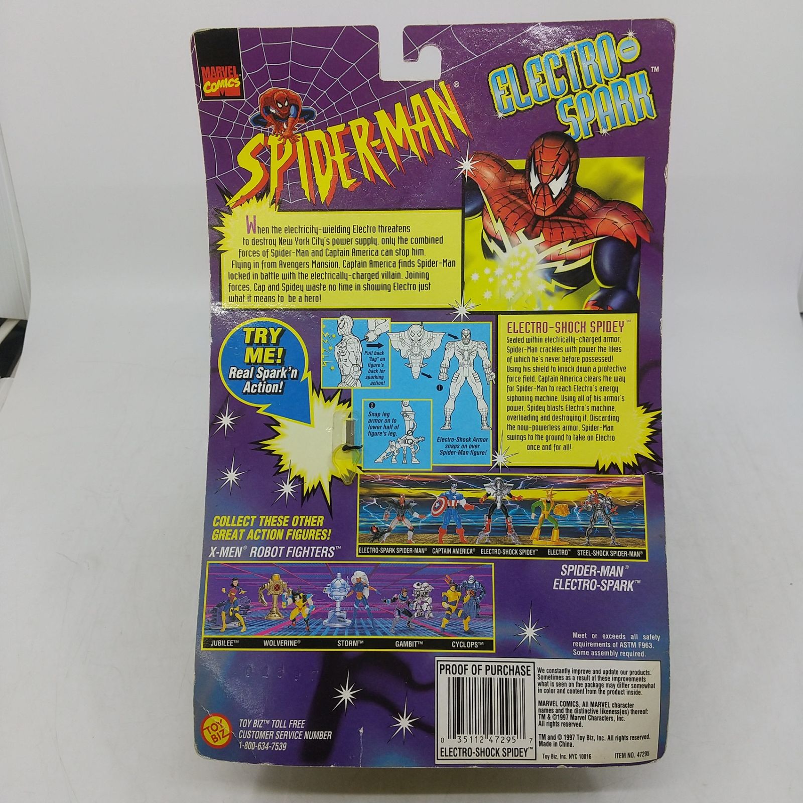 エレクトロスパークショックスパイダーマン アクションフキギュア 