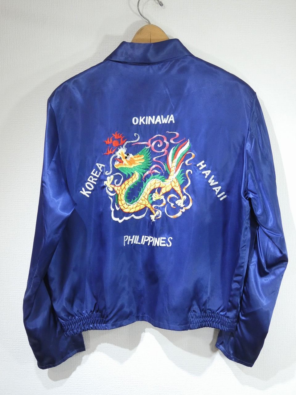 80s ツアージャケット スーベニアジャケット ミリタリージャケット USN 80年代 vintage ツアージャケット ミリタリー ブラック souvenir