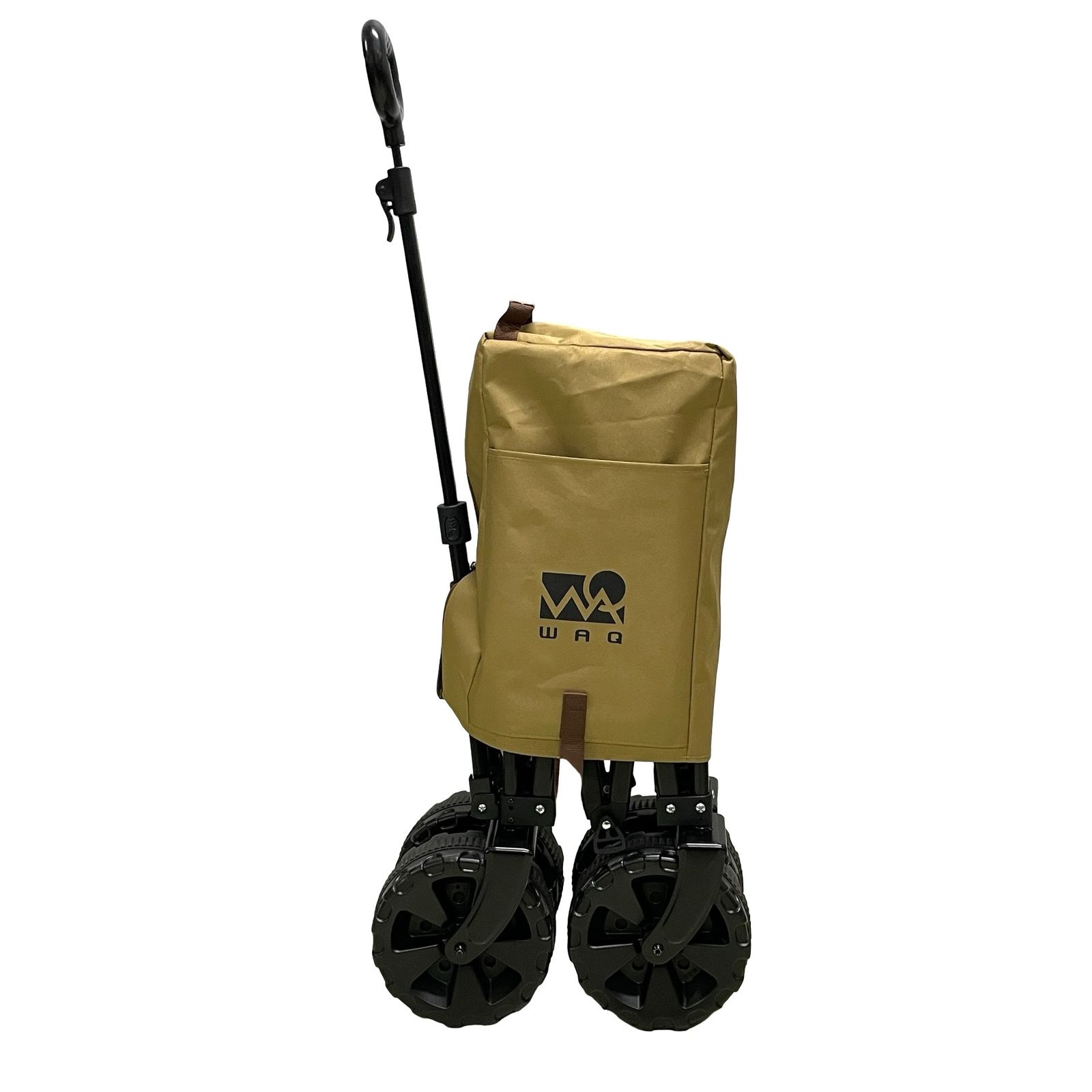 家具 WAQ アウトドアワゴン オリーブ×タン (大型タイヤ/耐荷重150kg 