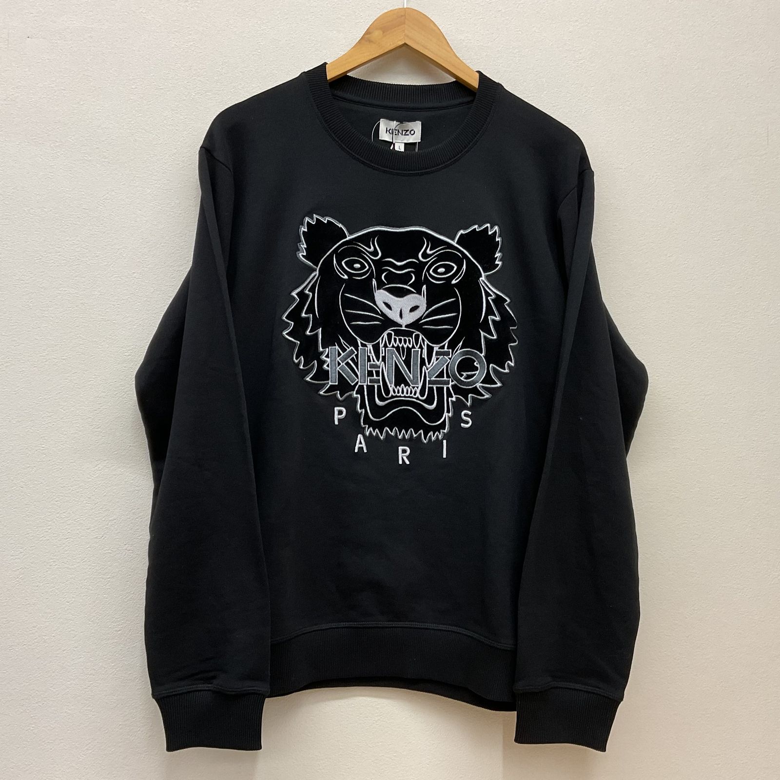 KENZO 【ケンゾー】スウェット ブラック タイガー PARIS L - メルカリ