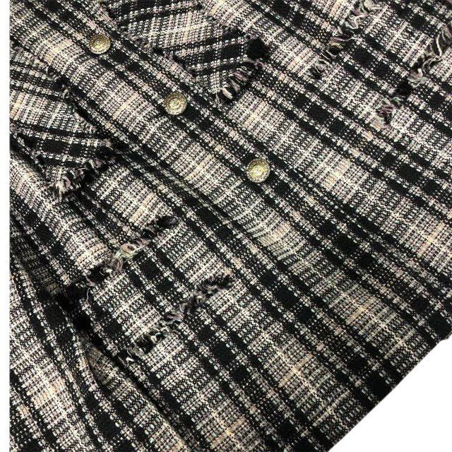 美品【CHANEL】シャネル 05A ツイード スタンドカラー ジャケット