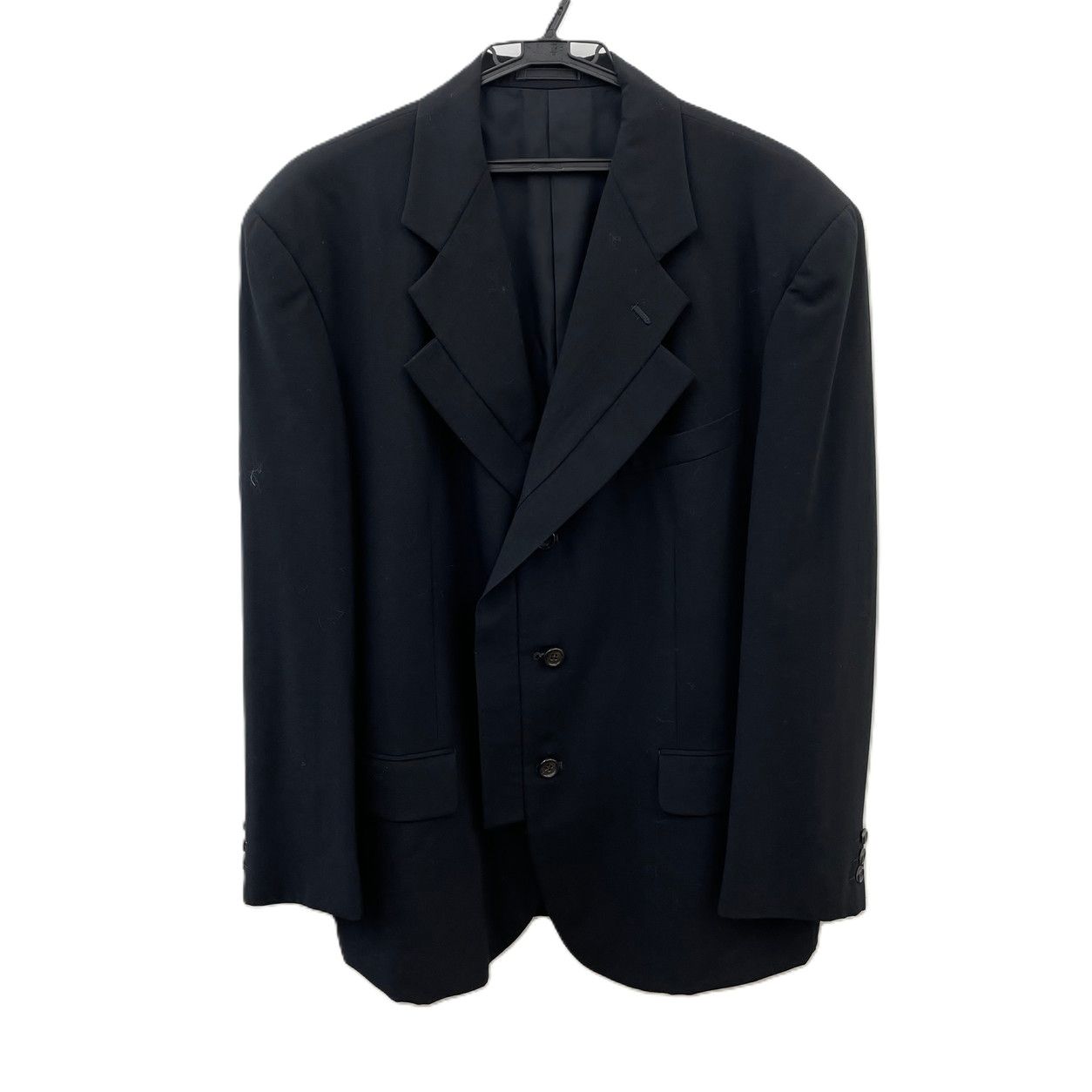 90s COMME DES GARCONS HOMME テーラードジャケット テーラードジャケット COMME des GARCONS HOMME PLUS M ブラック