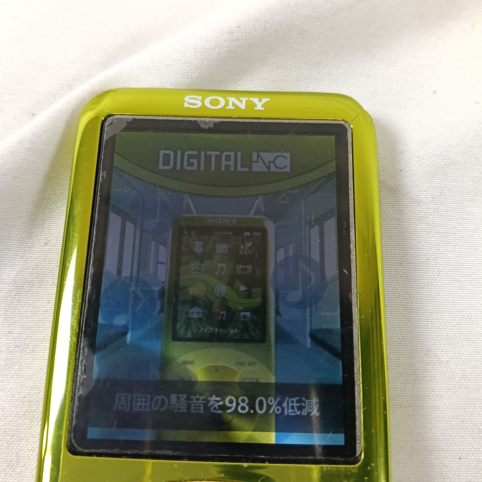 動作品 SONY ウォークマン NW-S755 16GB イエロー WALKMAN 本体のみ 