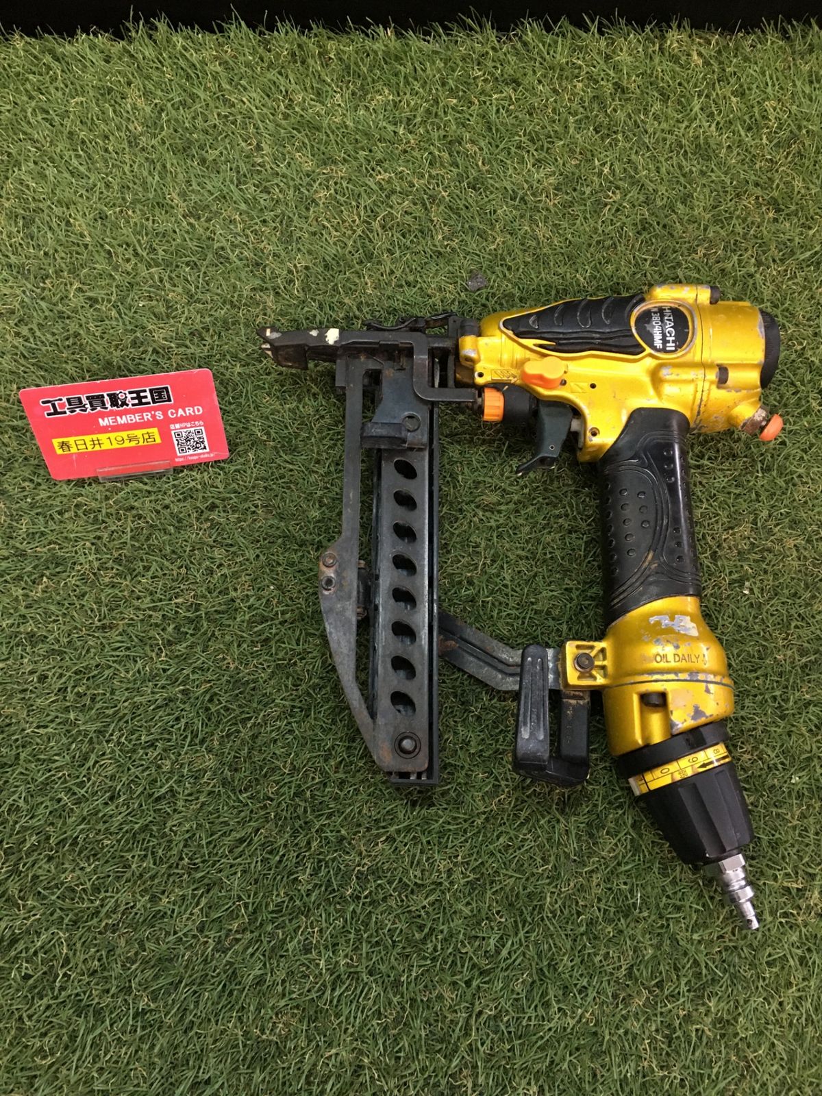 【中古品】【0906】★日立工機 38㎜高圧フロア用タッカ N3804HMF　ITD2W8UUM5GC