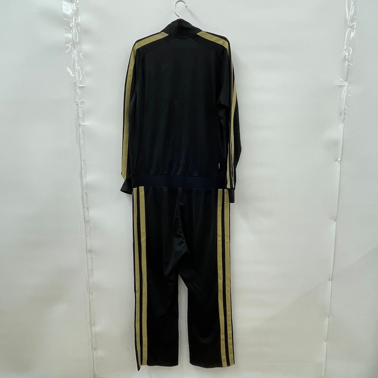 ジャージ つなぎ adidas アディダス O ブラック オールインワン - メルカリ